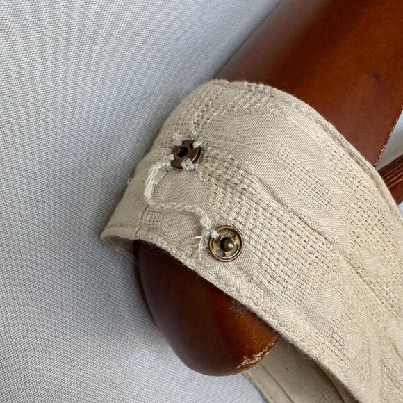 Anthropologie Felicity Light Tan Orange Embroidered Paisley Maxi Dress Size 2X - Picture 12 of 17